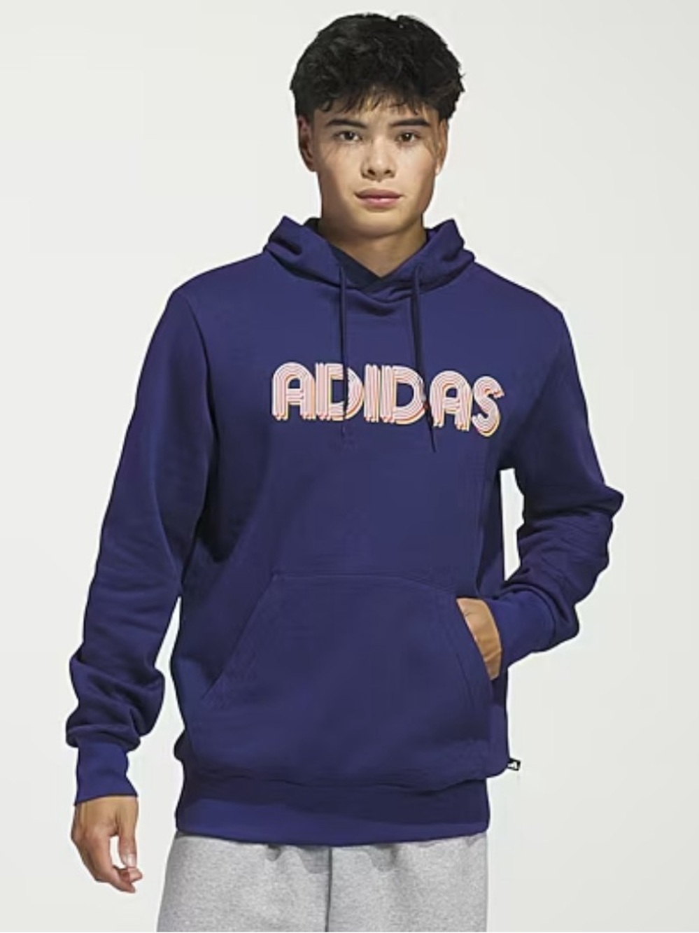🆕adidas Mens Long Sleeve Active Hoodie